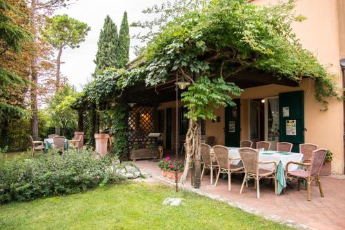 Locanda Antiche Macineにある庭