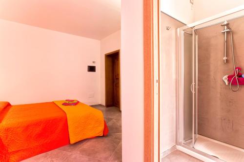 Koupelna v ubytování Nonna Adelina Apartments & rooms