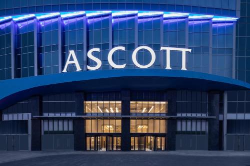 a building with the asot logo on it at Ascott M-City Foshan in Foshan