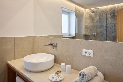 Phòng tắm tại Residence Gustav Thoeni