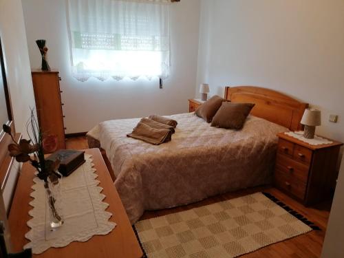 Ένα ή περισσότερα κρεβάτια σε δωμάτιο στο Sea and Beach Apartamento