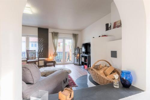 Posezení v ubytování DARFATI 4-Zimmer Wohnung
