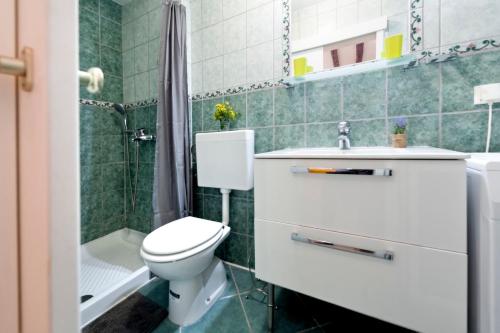 Kúpeľňa v ubytovaní Studio Katja
