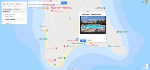 Een luchtfoto van CosmoCom Apartment Porto Antigo 1 Santa Maria Sal Island