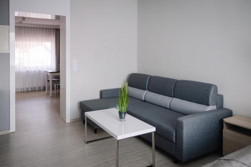 Ruang duduk di Apartament Turysta