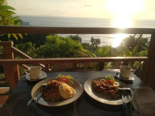 Naturlandskabet i nærheden af pensionatet