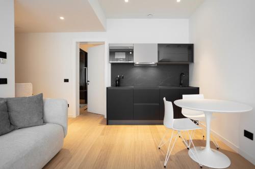 A cozinha ou cozinha compacta de Sant'Ambrogio Apartments