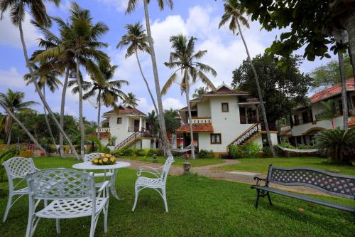 Un jardín fuera de The World Backwaters, Alleppey
