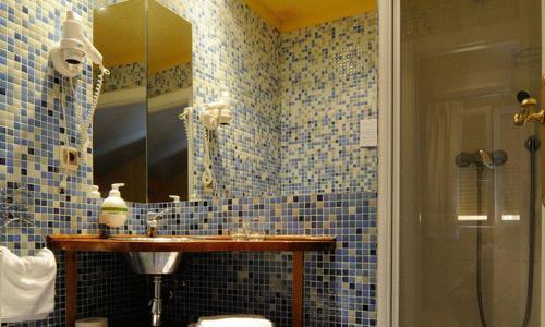 Een badkamer bij Hosteria Solar de Tejada