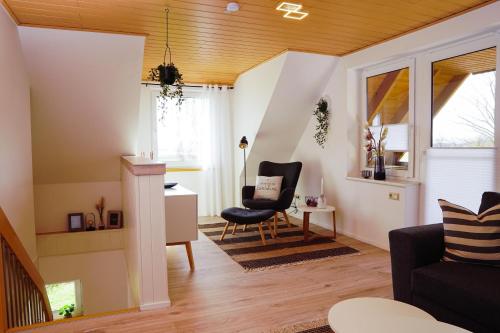 Ruang duduk di Haus Weitblick