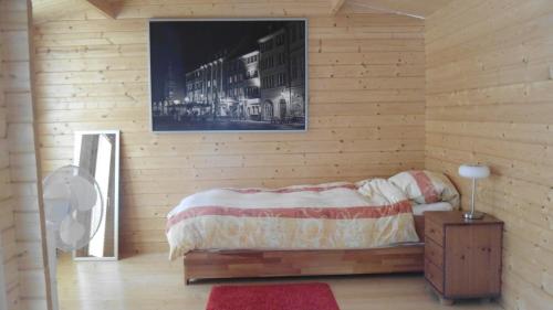 Postel nebo postele na pokoji v ubytování Haus Magnolia Öko