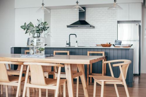 Kuchyň nebo kuchyňský kout v ubytování Joy Apartment 4