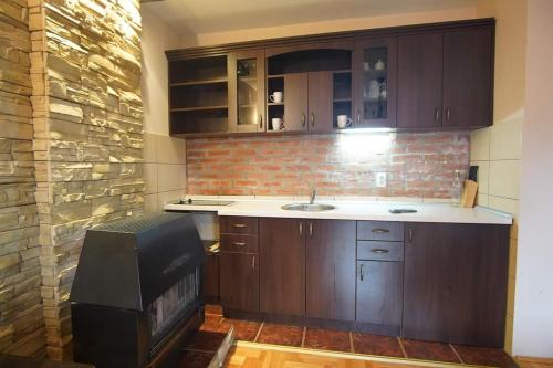 Kuchyň nebo kuchyňský kout v ubytování Tara Apartmani Malešević - 1