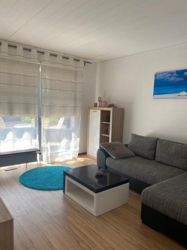 Posezení v ubytování Ferienwohnung bei den Externsteinen
