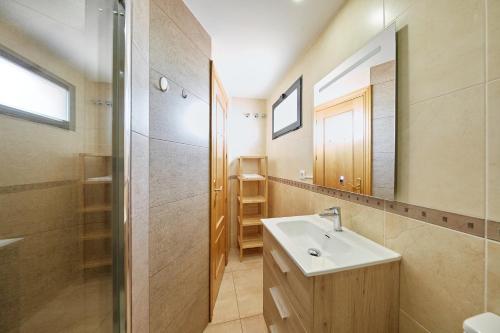 Koupelna v ubytování Apartamentos Wayteko