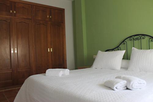 Postel nebo postele na pokoji v ubytování Las Tiendas Centro 2