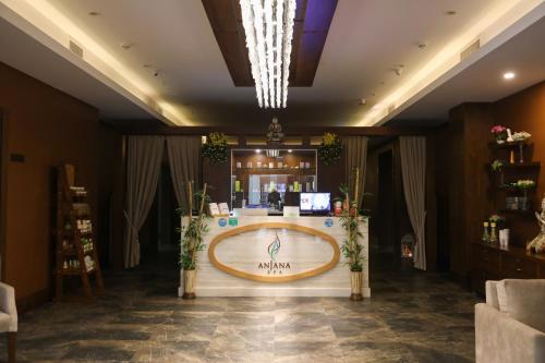 a bar in the middle of a room at TUI Magic Life Rixos Beldibi - Adult Only in Beldibi