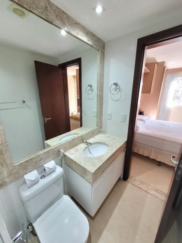 Koupelna v ubytování The Sun Resort By Rei dos Flats