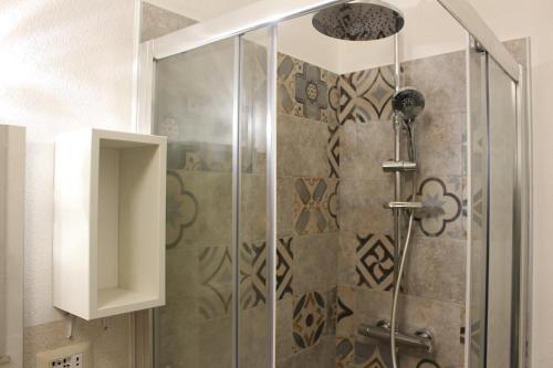 Koupelna v ubytování Via Cavour 19, Appartamento del Conte