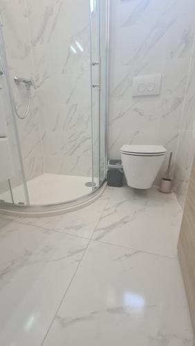 Ένα μπάνιο στο Apartments Jana