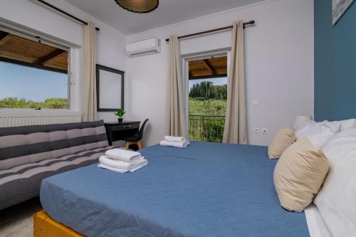 Katil atau katil-katil dalam bilik di Ruvelis villa