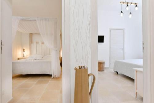Postel nebo postele na pokoji v ubytování Tenuta San Giovanni - Private pool
