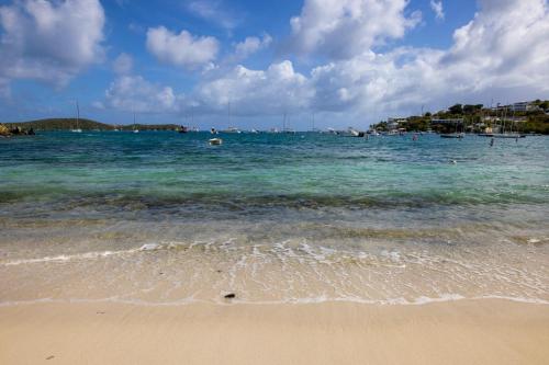 a view of the ocean from the beach at Elysian Beach Resort in St Thomas