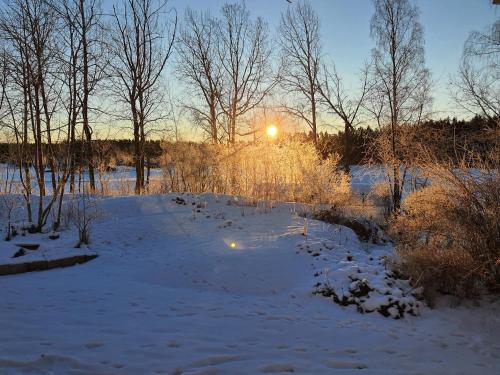 Torpet Gårdsvägen kapag winter