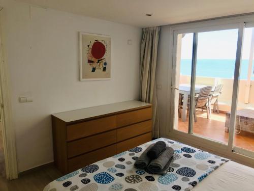 Posteľ alebo postele v izbe v ubytovaní Deluxe Penthouse Fuengirola