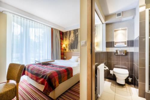 Koupelna v ubytování Hotel Warszawa Spa & Resort