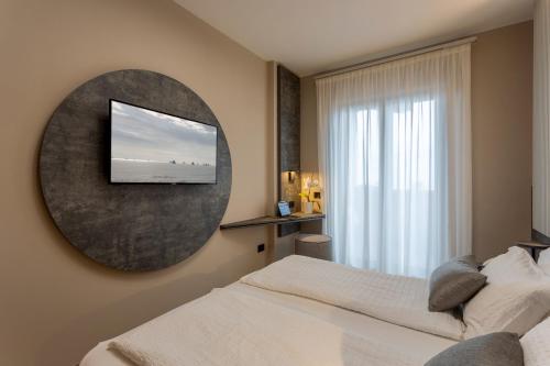 Hotel Veronesiにあるベッド