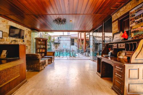 Kuchyň nebo kuchyňský kout v ubytování Mediterra Art Hotel Antalya