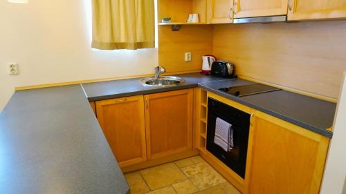 Η κουζίνα ή μικρή κουζίνα στο HC Apartments Kaliakria