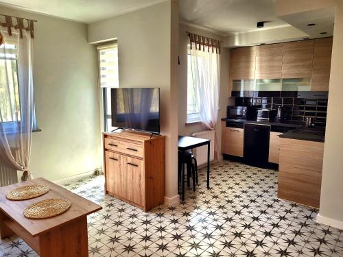 Kuchyňa alebo kuchynka v ubytovaní Apartament 23 - Klimaty Bałtyku