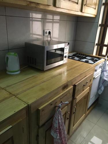 Una cocina o cocineta en Havre de paix A12