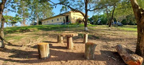 Recanto Varandas Guararemaにある庭