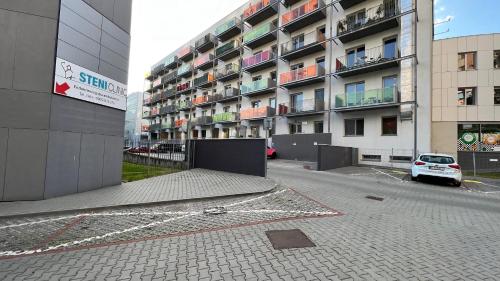 Air conditioned 2 room apartment with terrace, Prievozska street