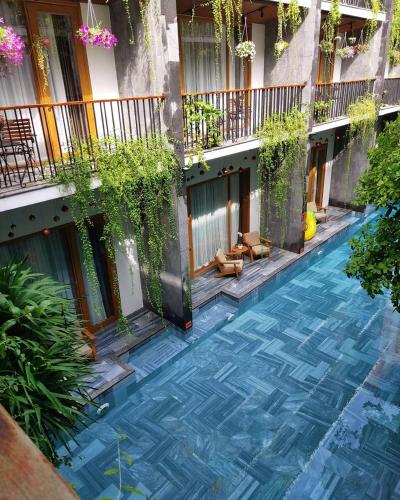 Μπαλκόνι ή βεράντα στο Tam House Villa Hotel