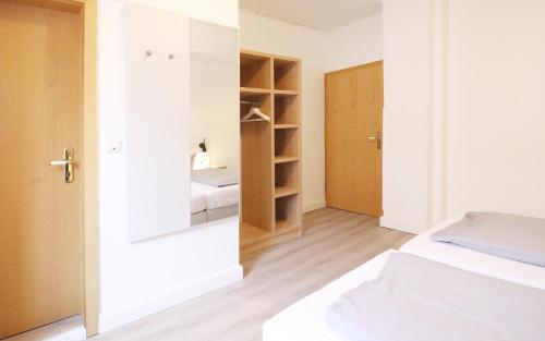 Cama o camas de una habitación en Kleine Möwe