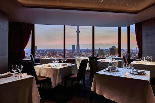 Restaurace v ubytování Asakusa View Hotel