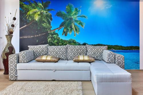 Un lugar para sentarse en Apartament Bora Bora Boutik Cytadell