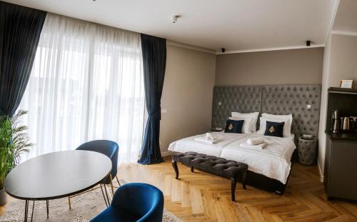 Bresidence Apartments with free private parkingにあるベッド
