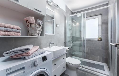 Koupelna v ubytování Apartman Sabina, Poreč