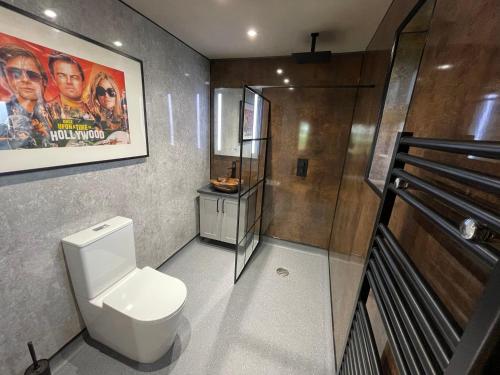 A bathroom at The Mash Tun