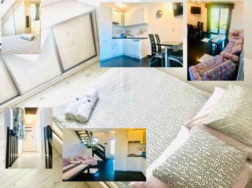 Kuchyň nebo kuchyňský kout v ubytování Domki i Apartamenty Całoroczne Koliber