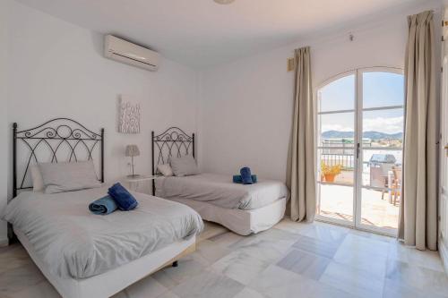 Posteľ alebo postele v izbe v ubytovaní Casa Verkath-playa Burriana