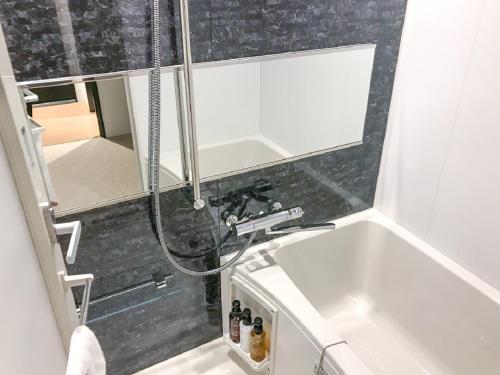 Koupelna v ubytování HOTEL LiVEMAX Takamatsu Eki Mae