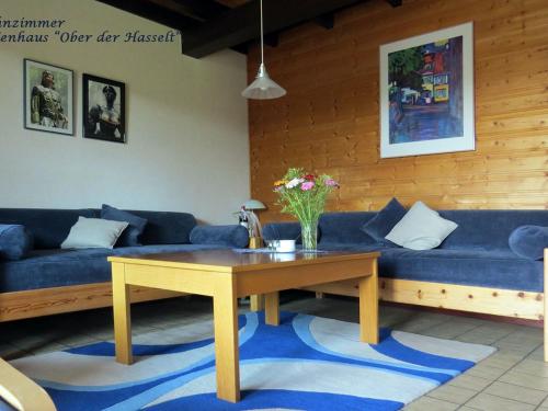 Posezení v ubytování Holiday home in Mielinghausen near the ski area