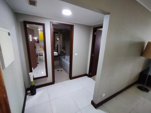 Koupelna v ubytování Skyna Hotel Luanda