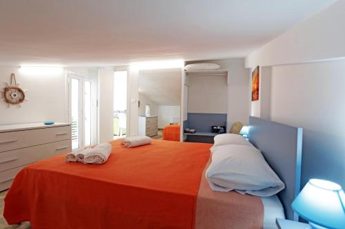 Ліжко або ліжка в номері Residence El flaro - Punta Secca